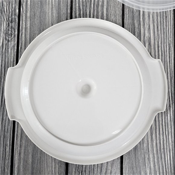 VTG Tupperware Suzette Divided Party Tray Relish Condiment Candy Nut #608 Handle - Picture 2 of 5